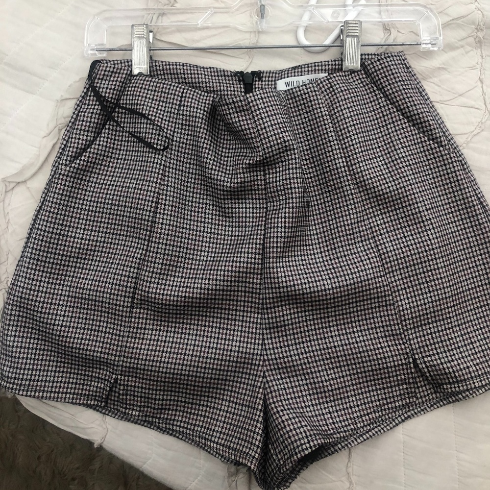 Plaid shorts